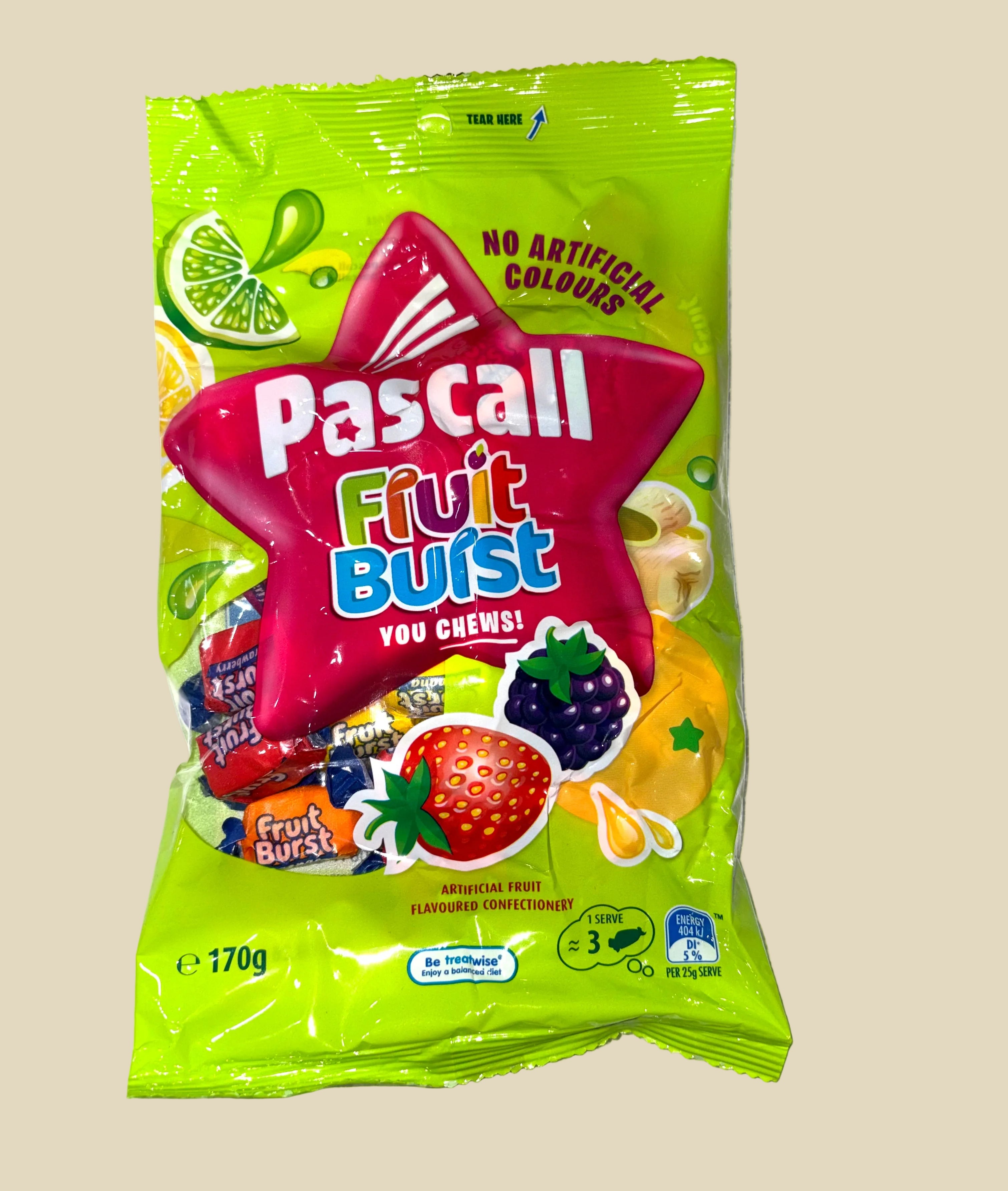 PASCALL FRUIT BURST 170G