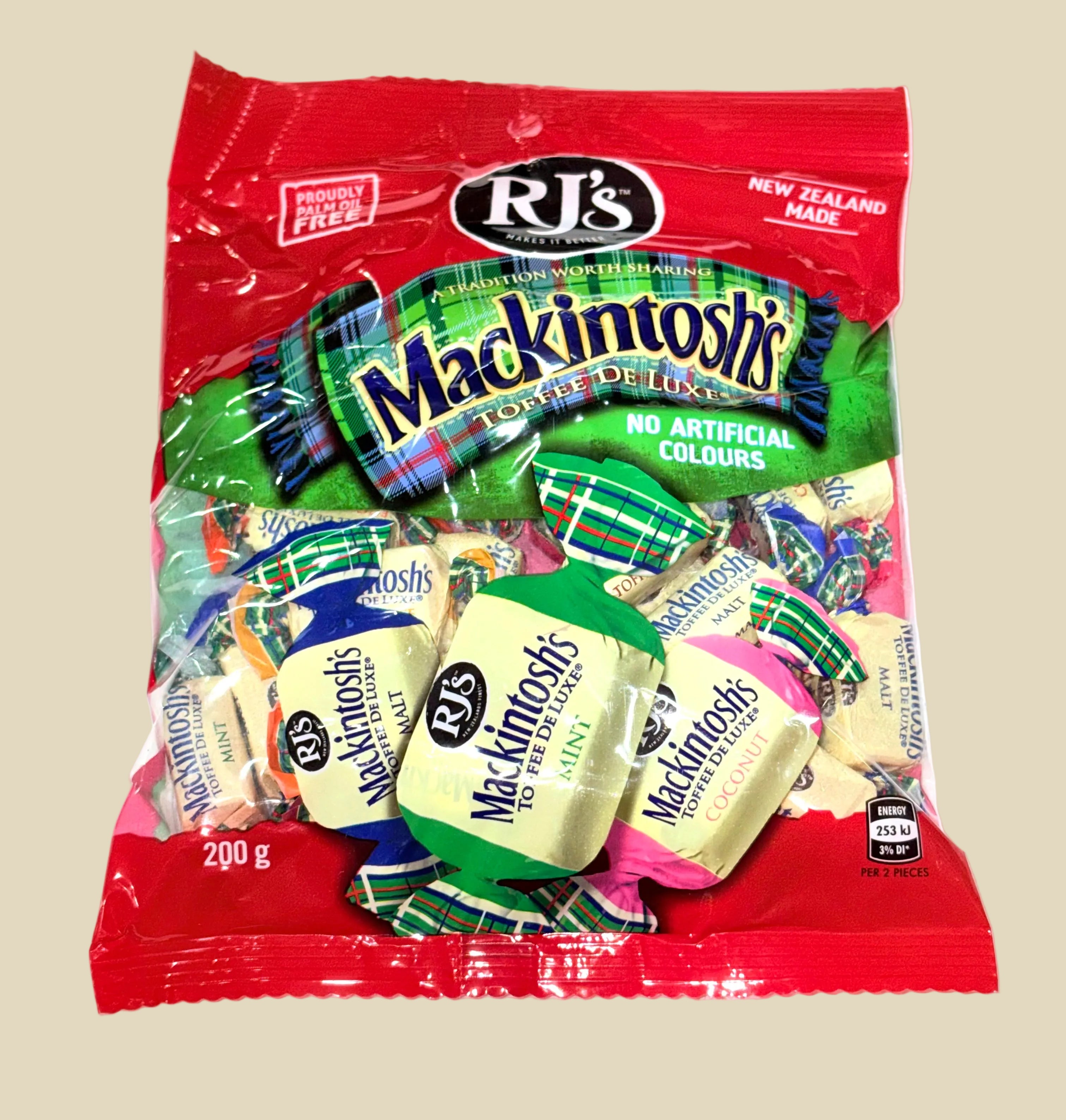 MACKINTOSH TOFFEES 200G