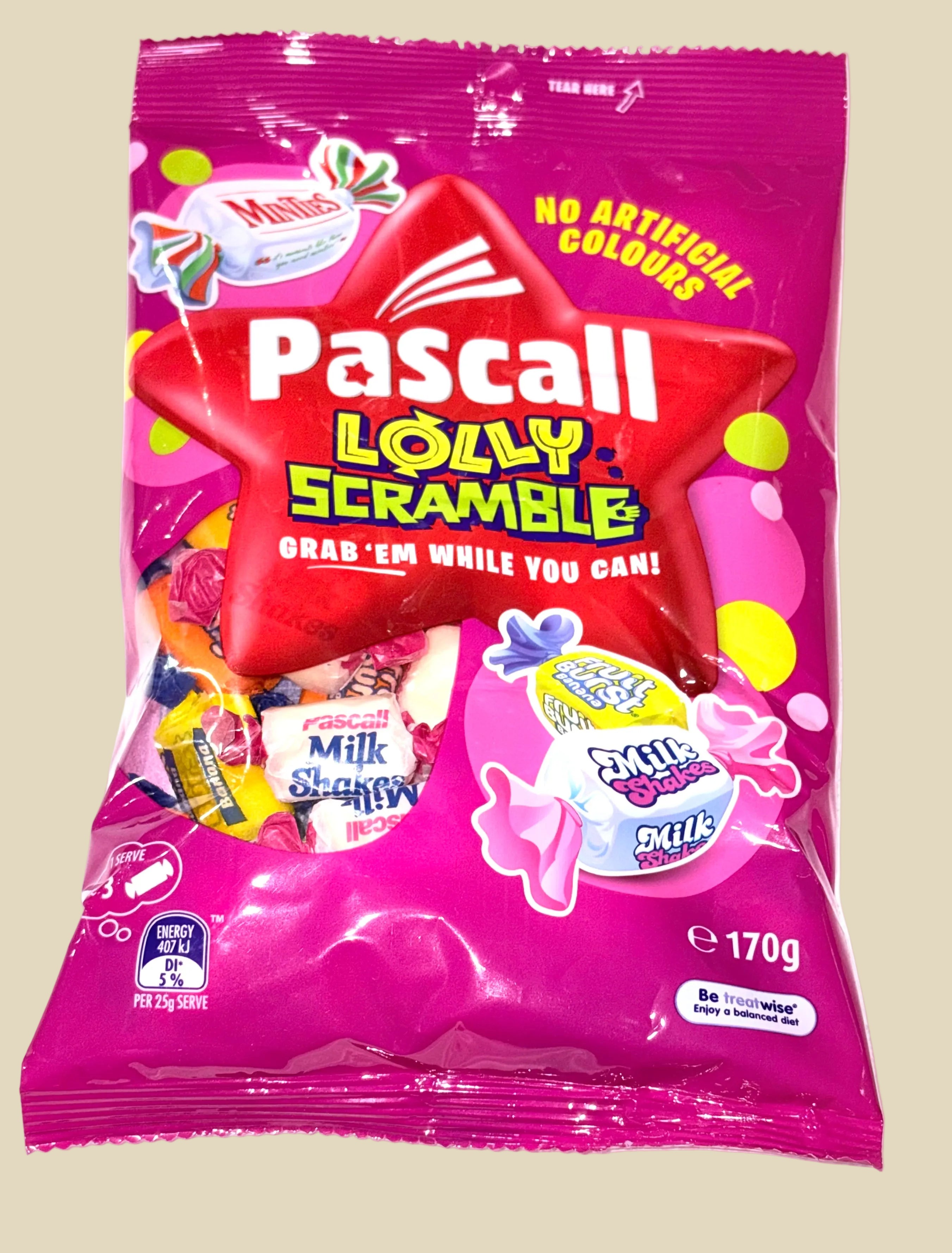 PASCALL LOLLY SCRAMBLE 170G