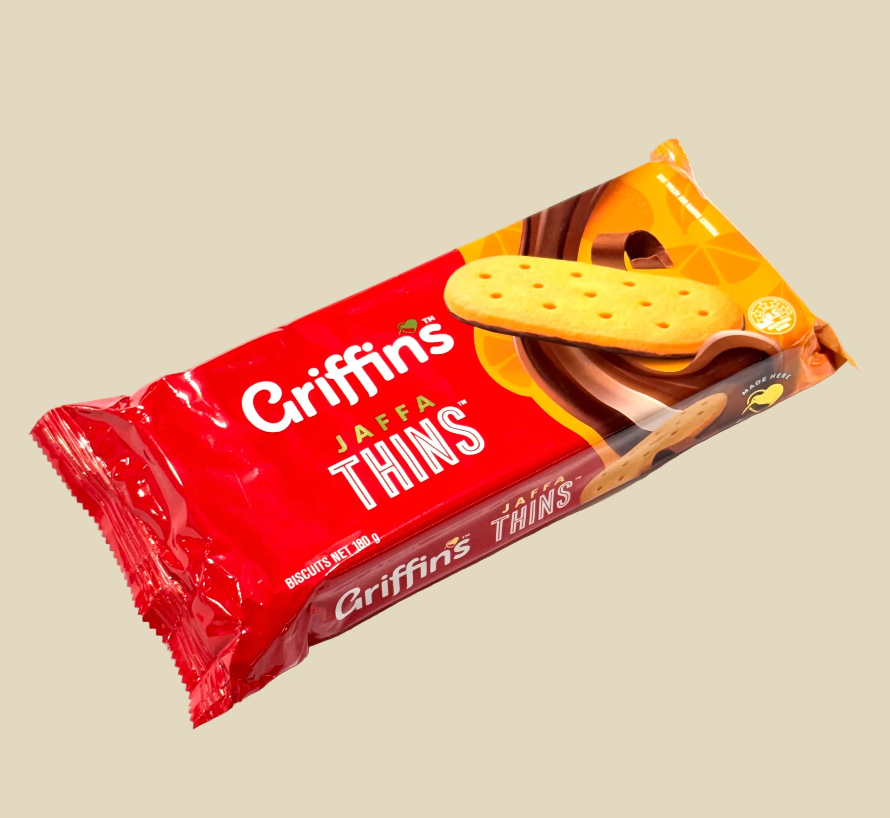 GRIFFIN'S JAFFA THINS 180g