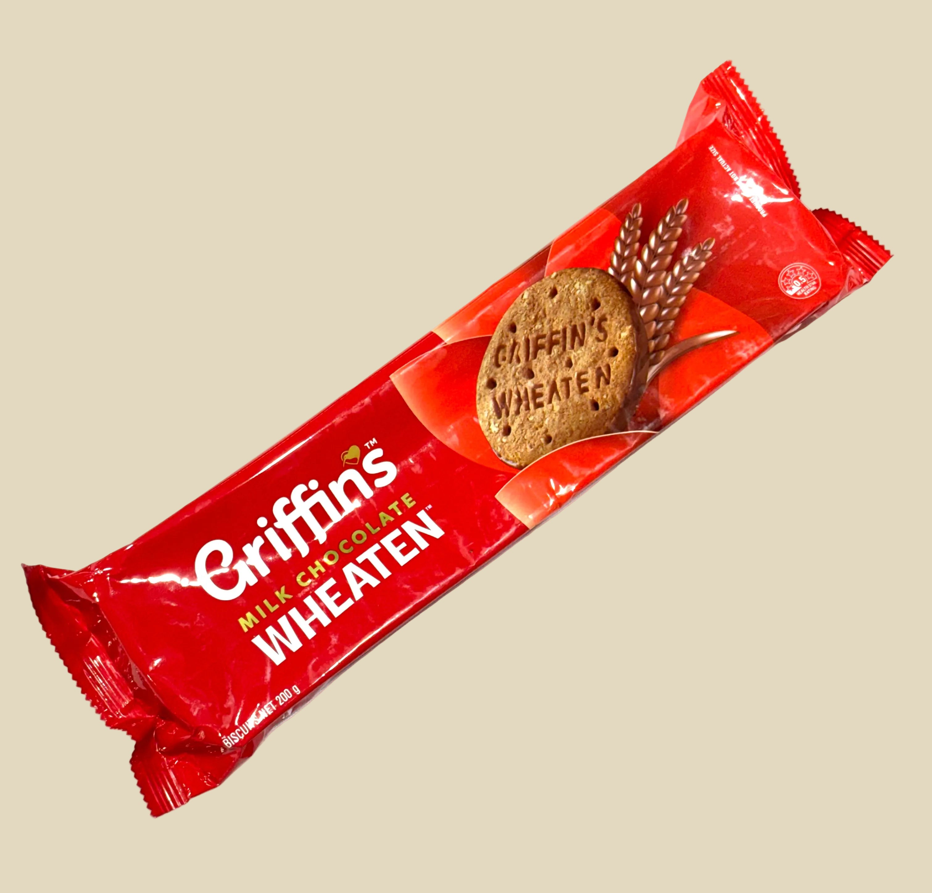 GRIFFIN'S  MILK CHOCOLATE WHEATEN 200G