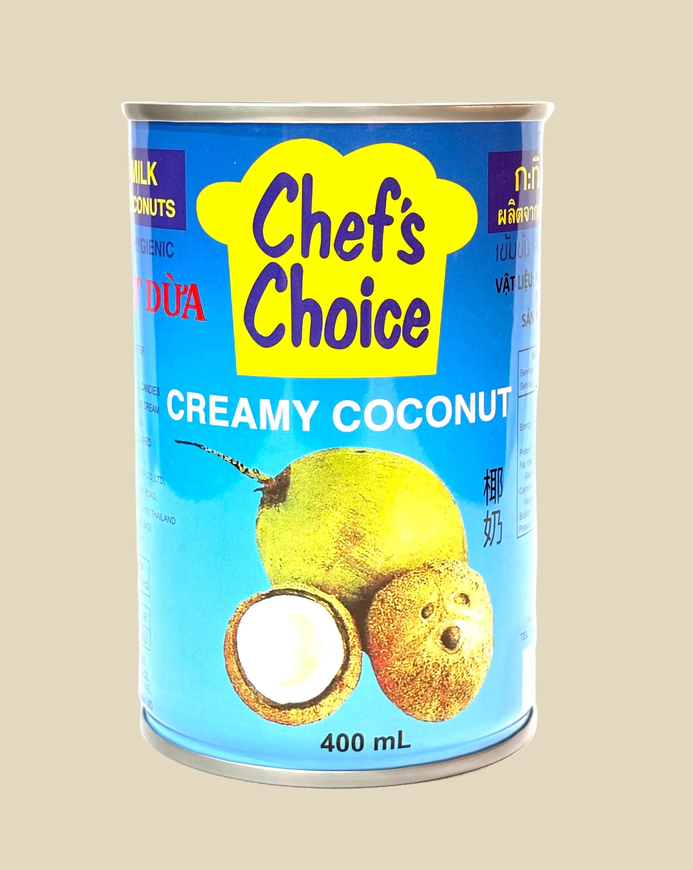 CHEF'S CHOICE COCONUT MILK CAN 400ML