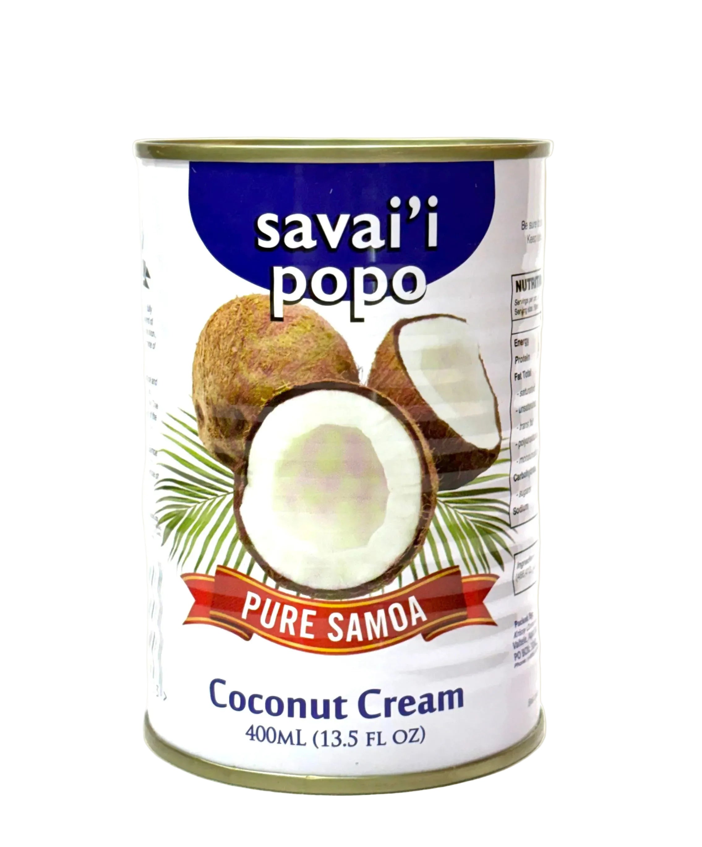 SAVAI'I POPO COCONUT CREAM 400ML