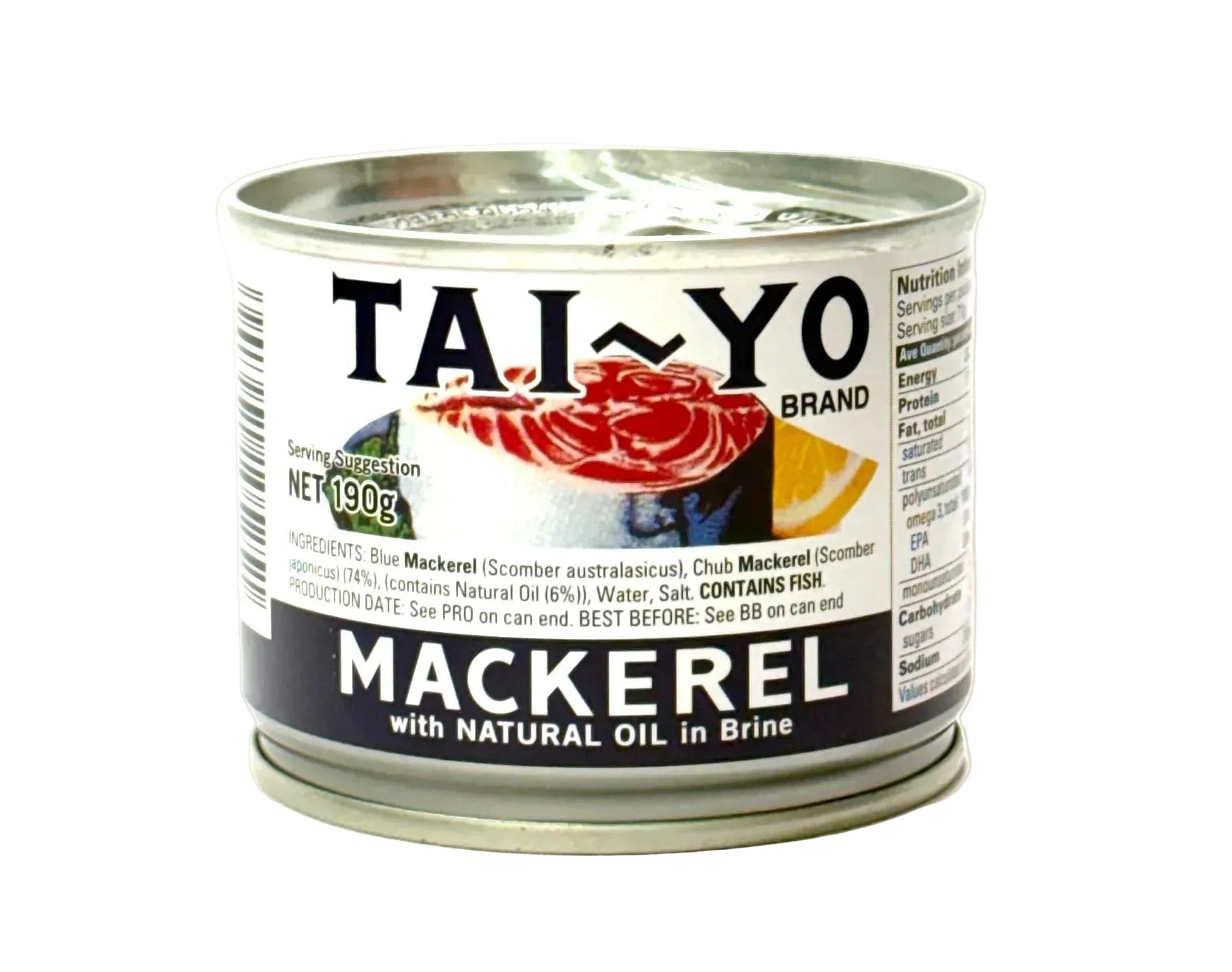 TAI-YO MACKEREL IN OIL 190G