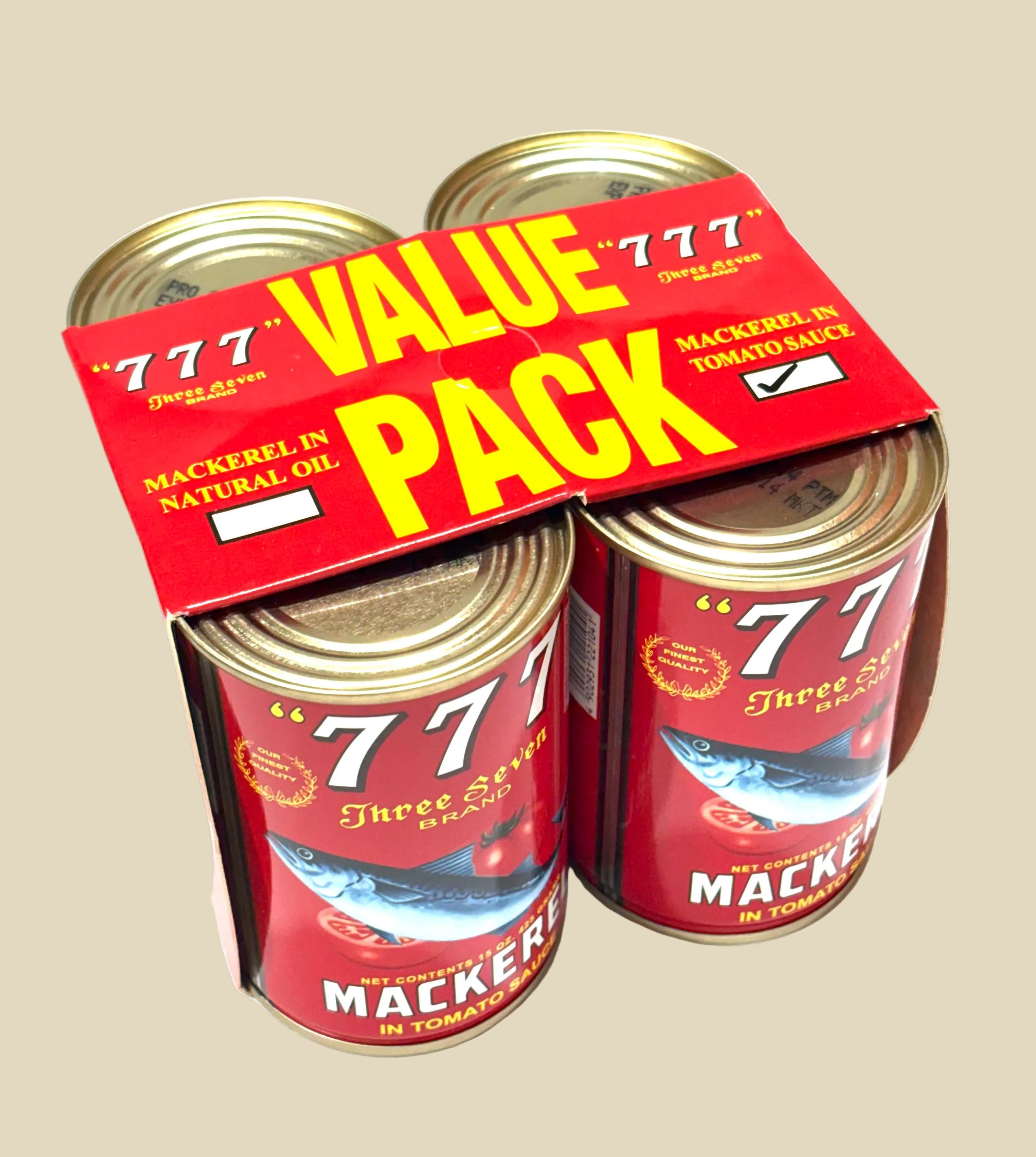 777 MACKEREL IN TOMATO SAUCE 4X425G