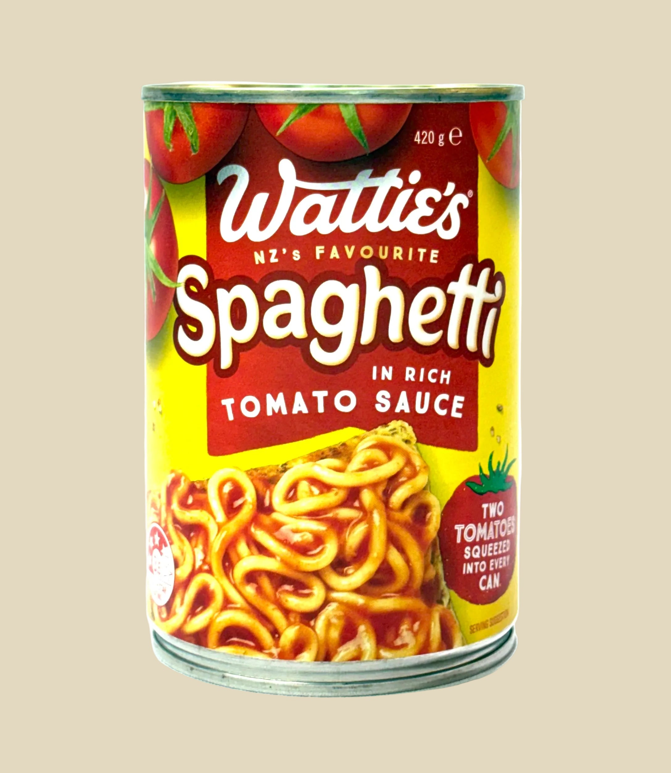 WATTIE'S SPAGHETTI IN TOMATO SAUCE 420G