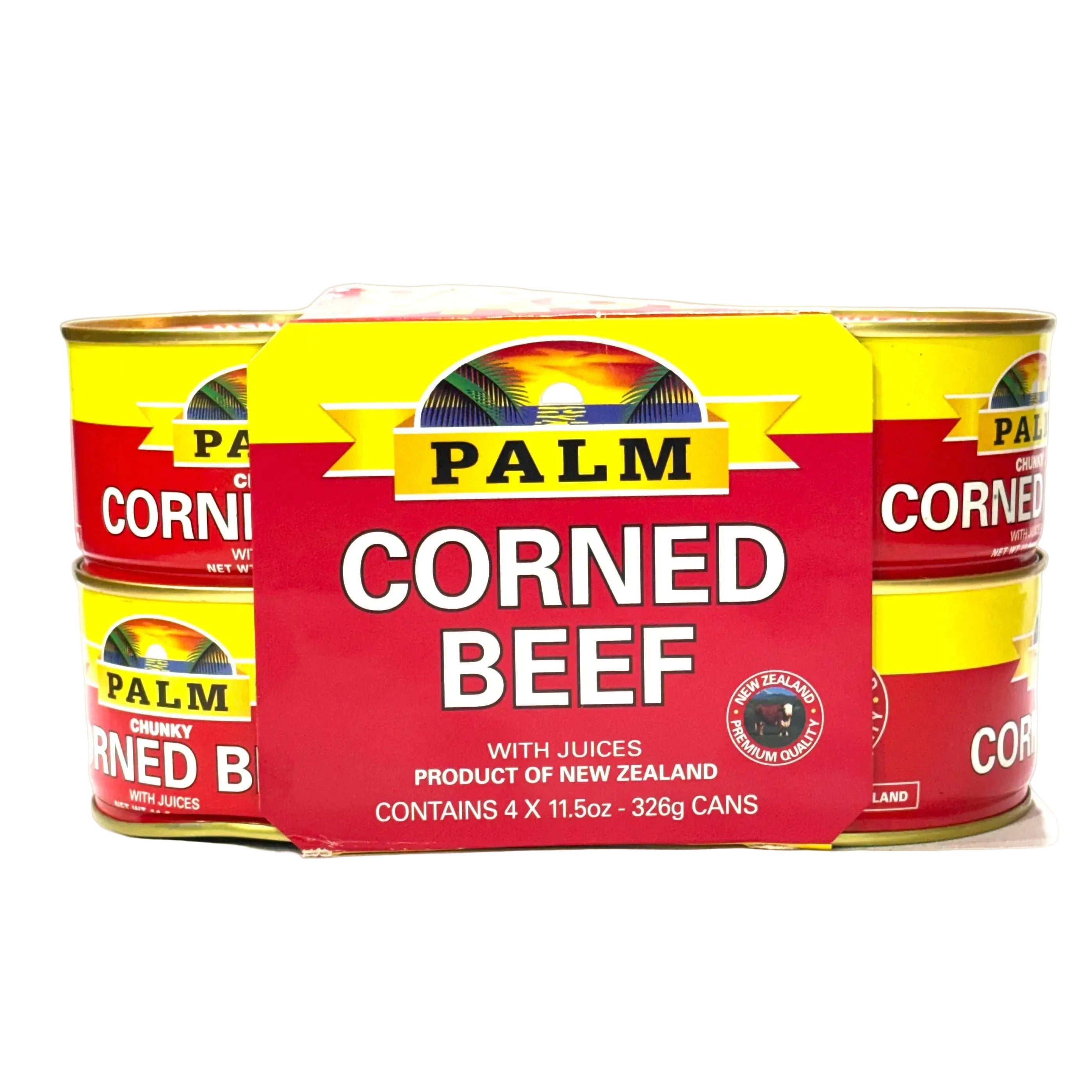 PALM CORNED BEEF VAULE PACK 4X326G